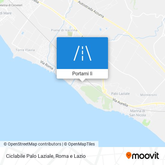 Mappa Ciclabile Palo Laziale