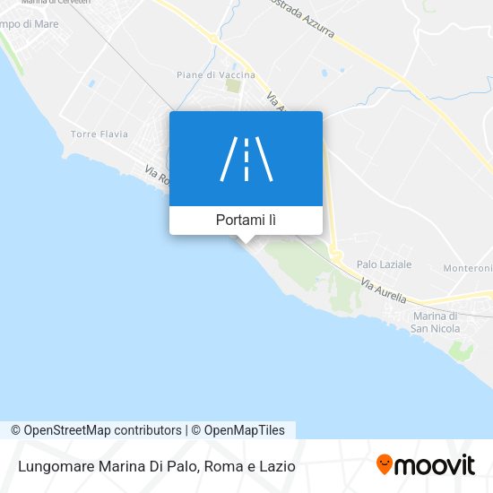 Mappa Lungomare Marina Di Palo