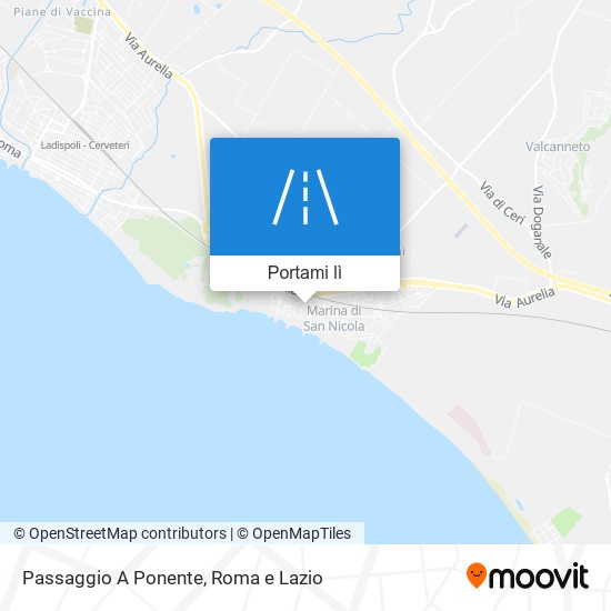 Mappa Passaggio A Ponente