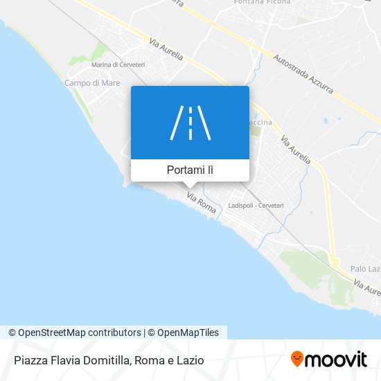 Mappa Piazza Flavia Domitilla