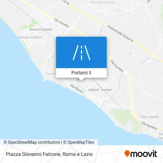 Mappa Piazza Giovanni Falcone