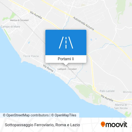 Mappa Sottopassaggio Ferroviario