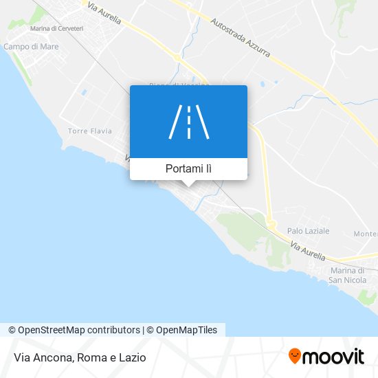 Mappa Via Ancona