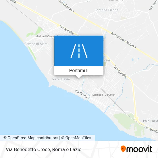 Mappa Via Benedetto Croce