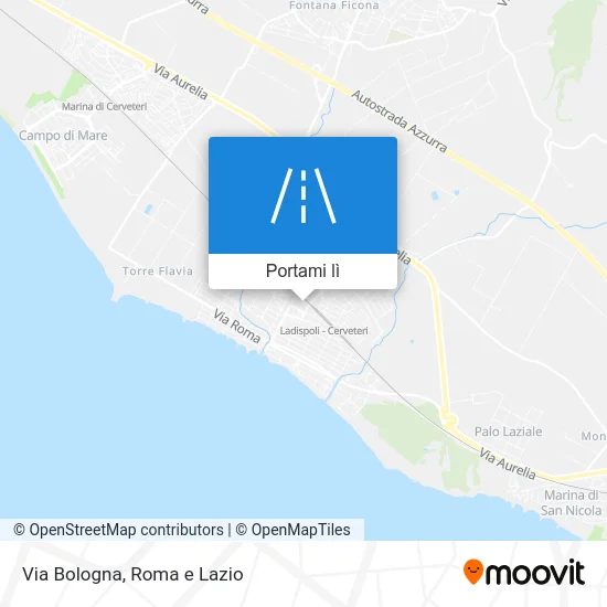 Mappa Via Bologna