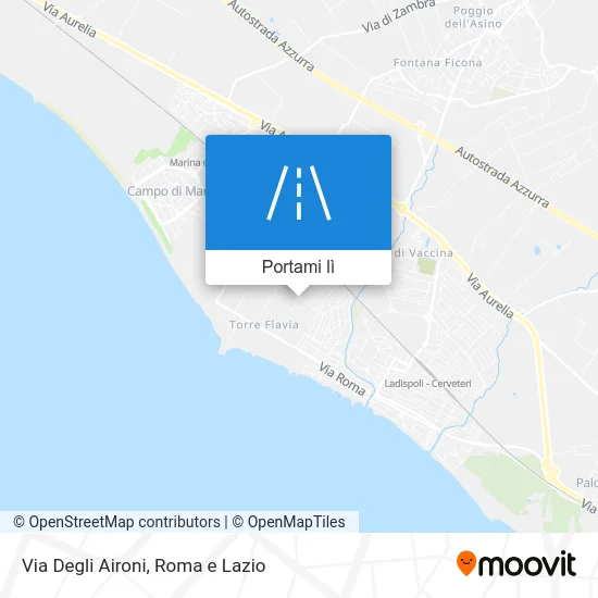 Mappa Via Degli Aironi