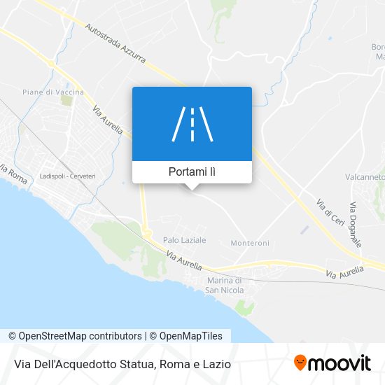 Mappa Via Dell'Acquedotto Statua