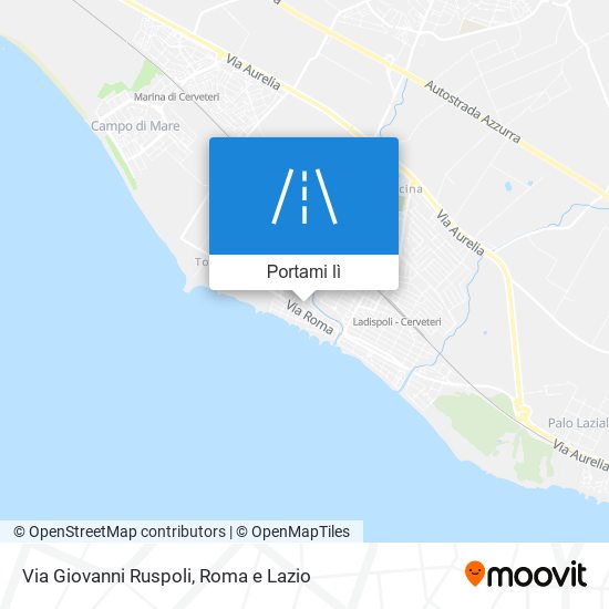 Mappa Via Giovanni Ruspoli