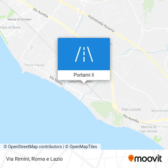 Mappa Via Rimini