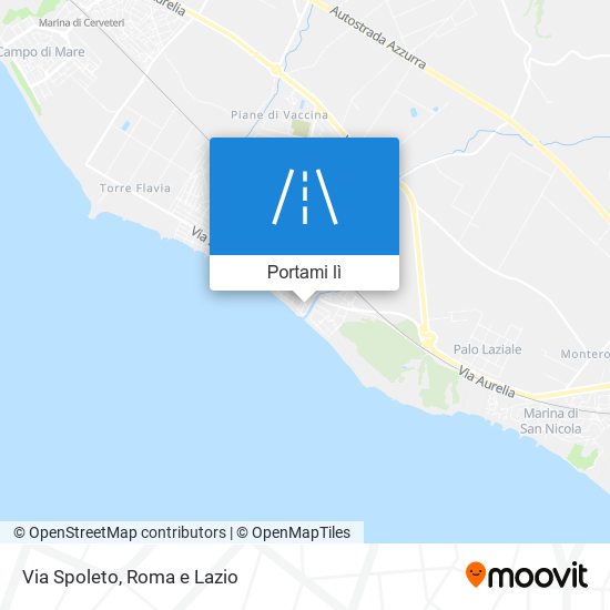 Mappa Via Spoleto
