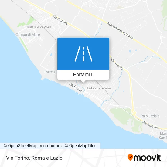 Mappa Via Torino