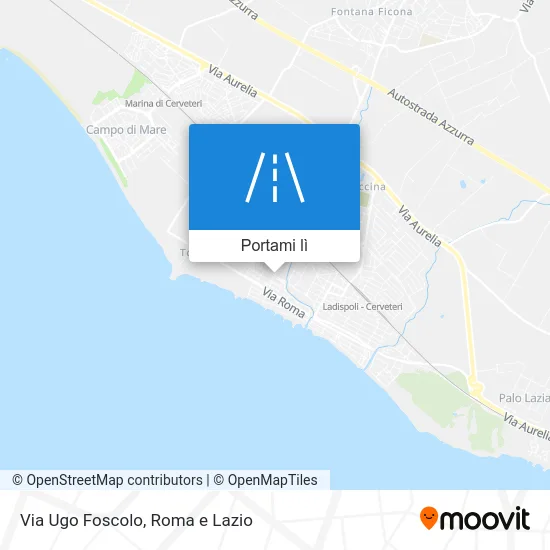 Mappa Via Ugo Foscolo