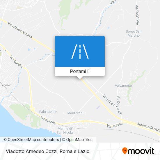 Mappa Viadotto Amedeo Cozzi