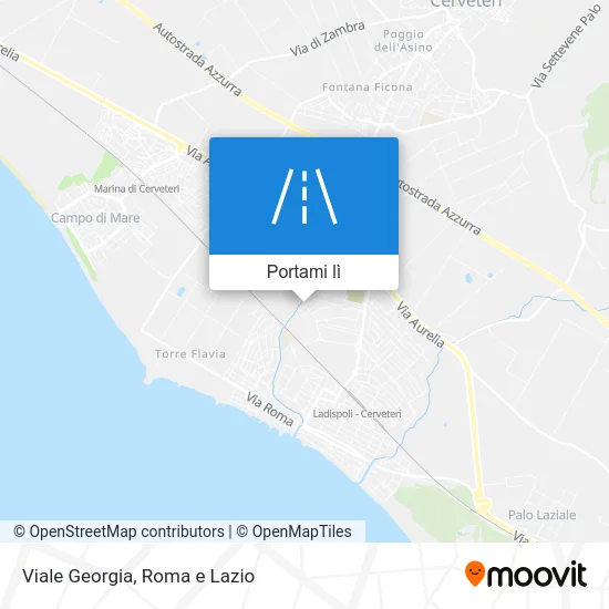 Mappa Viale Georgia