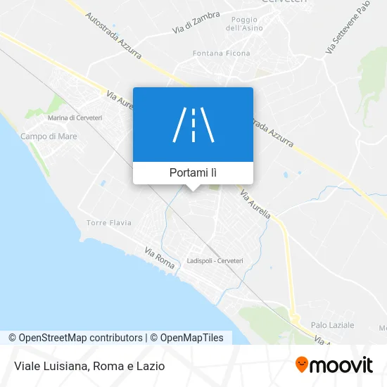 Mappa Viale Luisiana