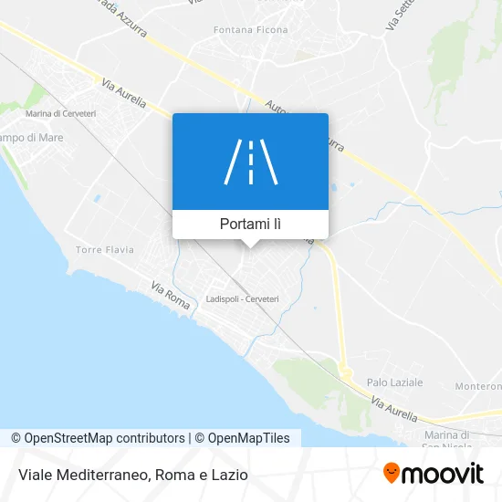 Mappa Viale Mediterraneo
