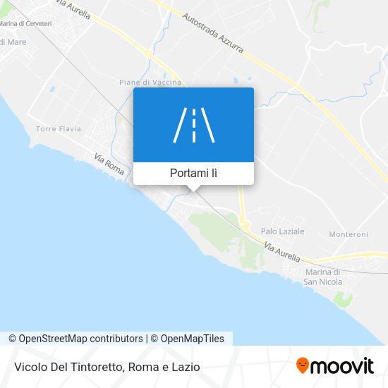 Mappa Vicolo Del Tintoretto