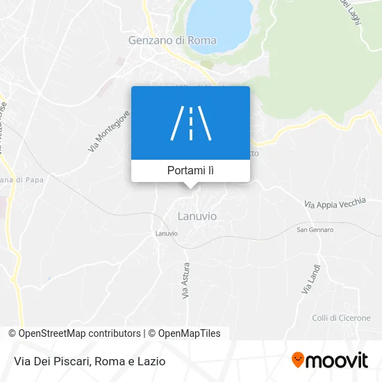 Mappa Via Dei Piscari