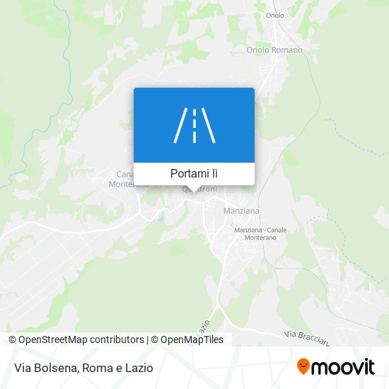 Mappa Via Bolsena