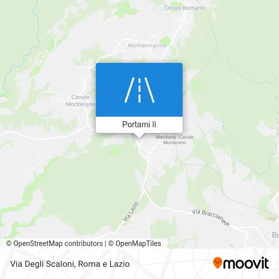 Mappa Via Degli Scaloni