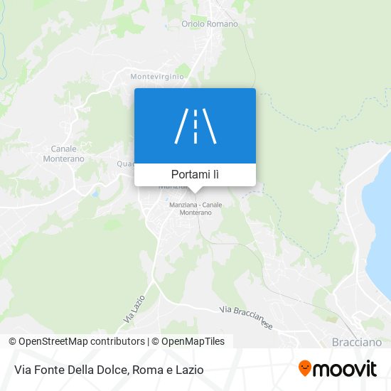Mappa Via Fonte Della Dolce