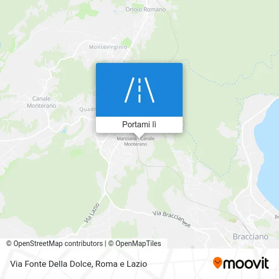 Mappa Via Fonte Della Dolce