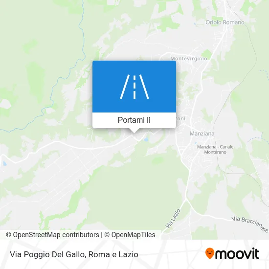 Mappa Via Poggio Del Gallo