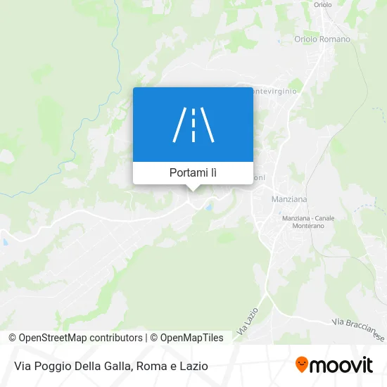 Mappa Via Poggio Della Galla