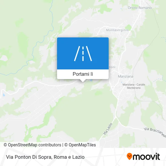 Mappa Via Ponton Di Sopra