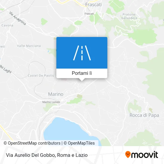 Mappa Via Aurelio Del Gobbo