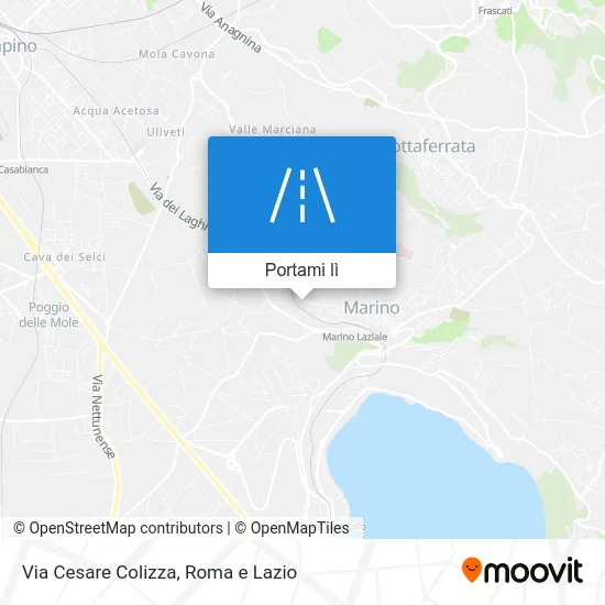 Mappa Via Cesare Colizza