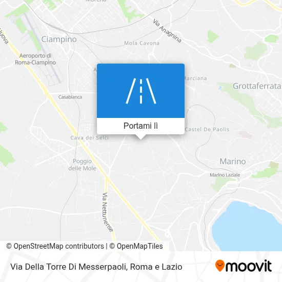 Mappa Via Della Torre Di Messerpaoli