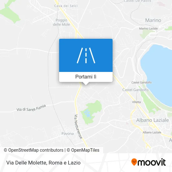 Mappa Via Delle Molette