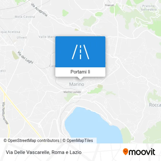 Mappa Via Delle Vascarelle