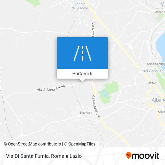 Mappa Via Di Santa Fumia