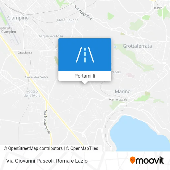 Mappa Via Giovanni Pascoli