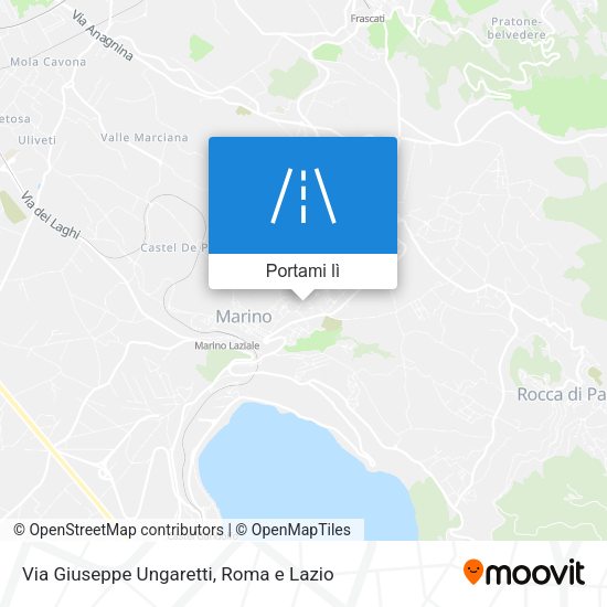 Mappa Via Giuseppe Ungaretti