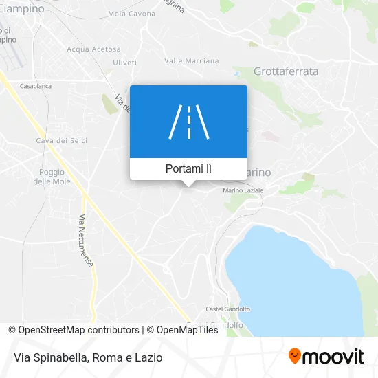 Mappa Via Spinabella