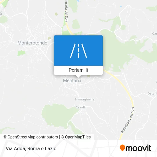 Mappa Via Adda