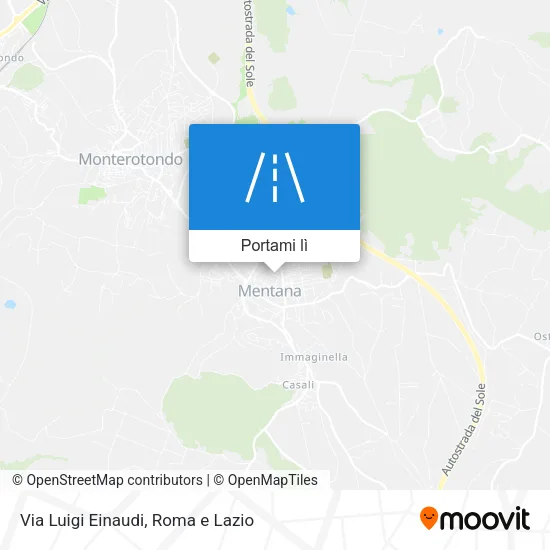 Mappa Via Luigi Einaudi