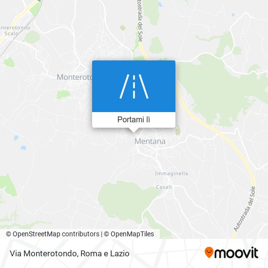 Mappa Via Monterotondo