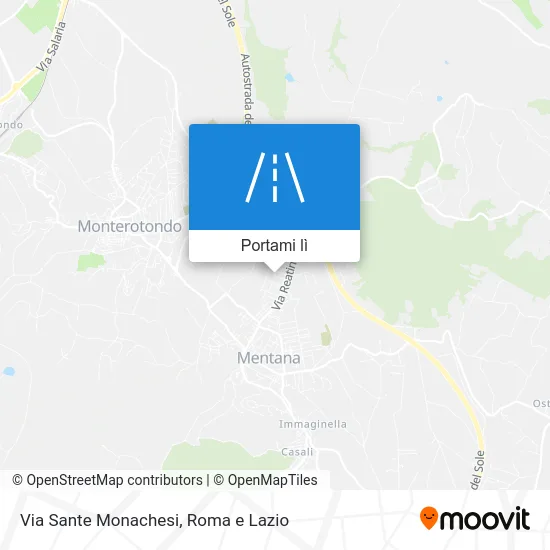 Mappa Via Sante Monachesi
