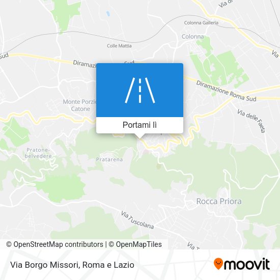 Mappa Via Borgo Missori