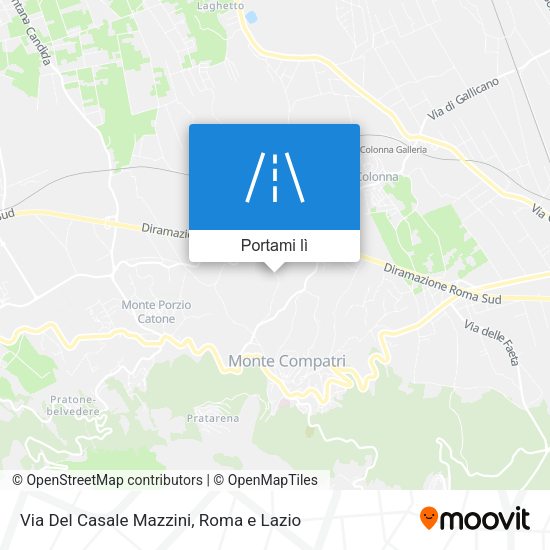 Mappa Via Del Casale Mazzini