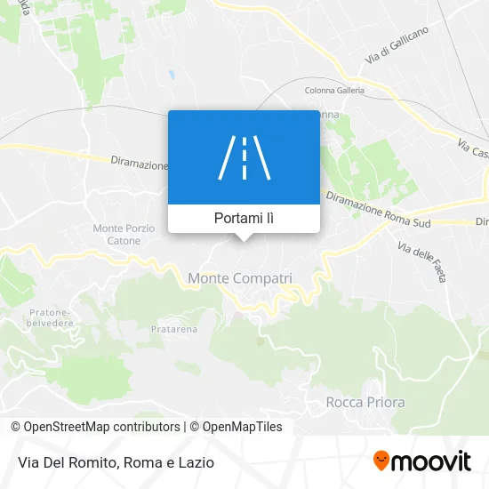 Mappa Via Del Romito