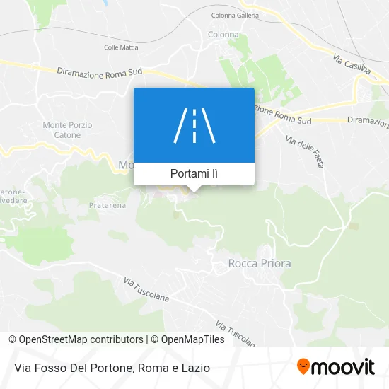 Mappa Via Fosso Del Portone