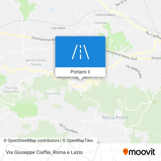 Mappa Via Giuseppe Ciaffei