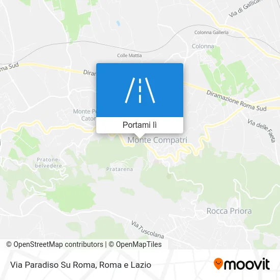 Mappa Via Paradiso Su Roma