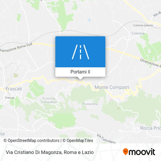 Mappa Via Cristiano Di Magonza