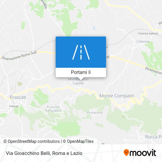 Mappa Via Gioacchino Belli